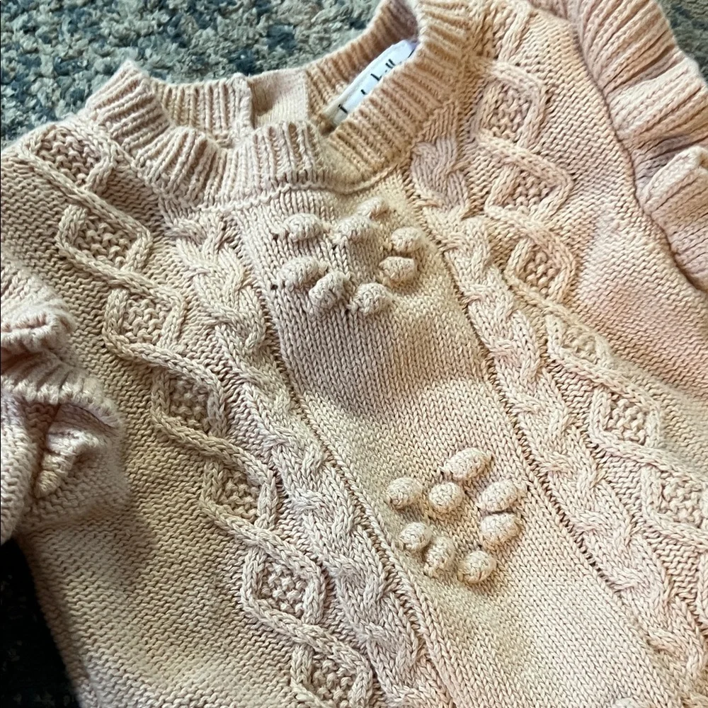 Nicole Miller Pink Matching Sweater Set - Picture 3 of 10